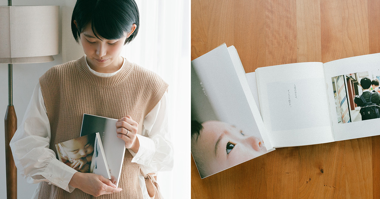 ただのプリントした写真です どれだけ大切に思っているかを伝えたい。#家族の写真と。もっと。KUJI