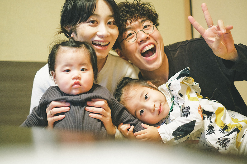 すまいるさんの家族の集合写真