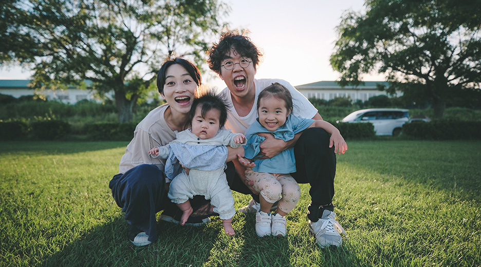 すまいるさんの家族の集合写真