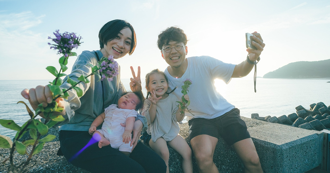 すまいるさんの家族の集合写真