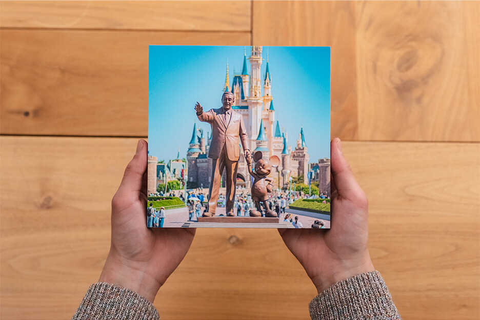 プリントしたパートナーズ像の写真