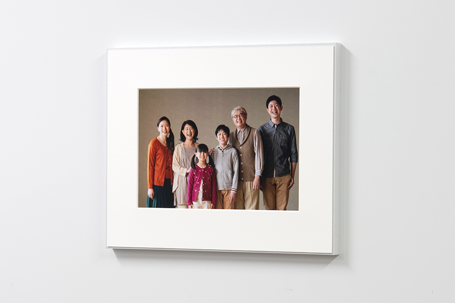 家族写真をプリントしたWALL DECOR ギャラリーの写真