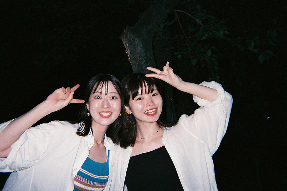 屋外(夜)で撮影距離1mから撮影した写真
