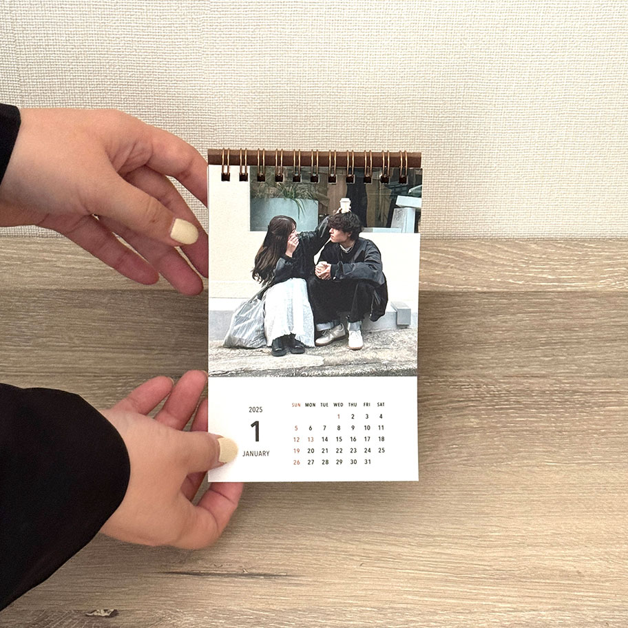 卓上カレンダー リングタイプのKGサイズの写真